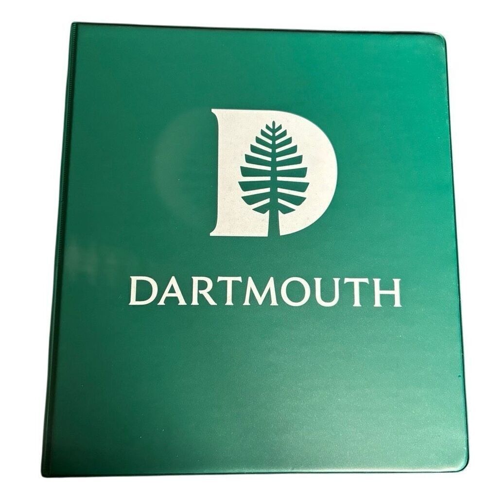 Dartmouth 1” Green Binder
